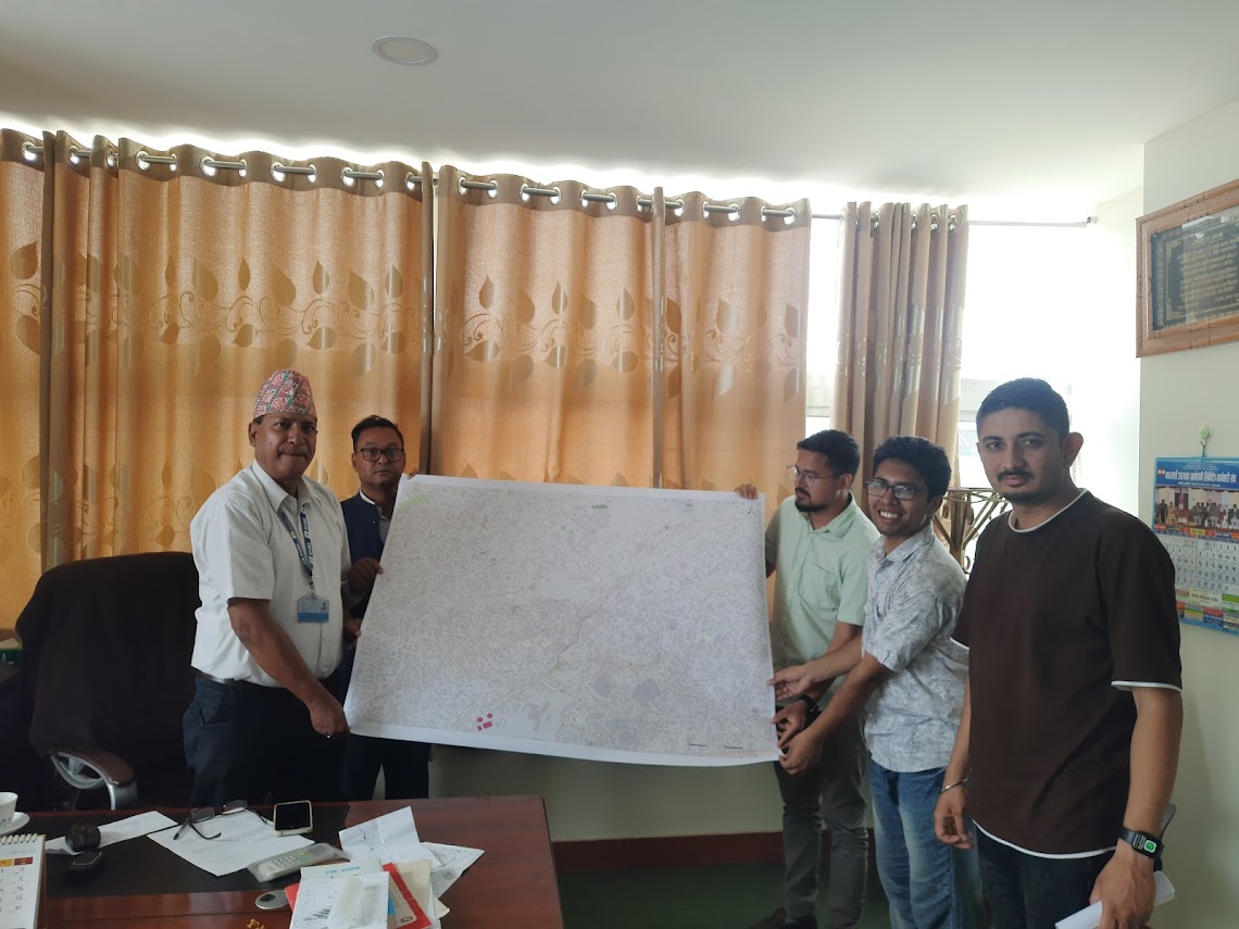 Submission of Map to KUKL